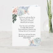 Jubileum Hydrangea Boeket Kaart (Voorkant)