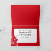 Jubileum Ik hou van je met vreugde reflectie Kaart (Binnen)