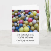 Jubileum-In de Fun Ball Pit Kaart (Voorkant)