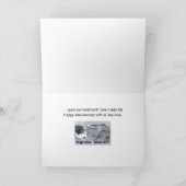 JUBILEUM INHOUD/TWEE SLEEPY CATS/HUMOR KAART (Binnen)