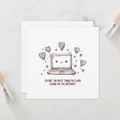 Jubileum Internet Liefde Kaart (Voorkant / Achterkant in situ)