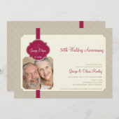 JUBILEUM - INVITATIES : onderneming 7L Kaart (Voorkant / Achterkant)