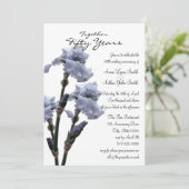 Jubileum Iris Kaart (Staand voorkant)