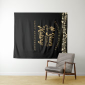 Jubileum JAREN IN DE MAKING Black Gold Lights Wandkleed (In Situ (horizontaal))