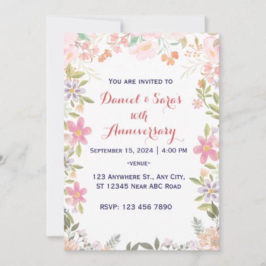 Jubileum Kaart (Voorkant)