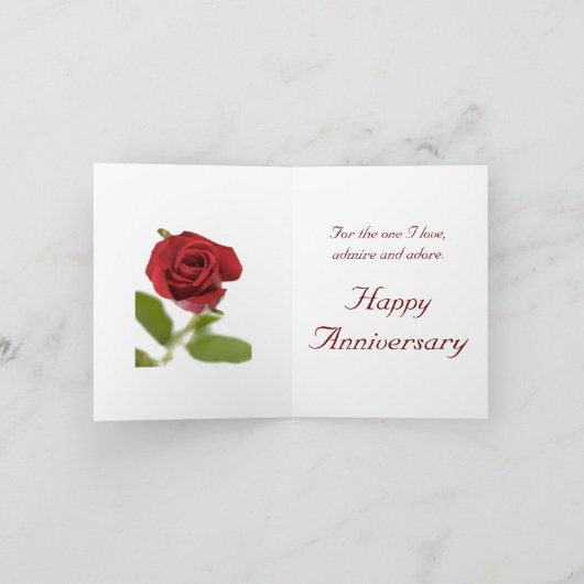 Jubileum Kaart (Binnen)