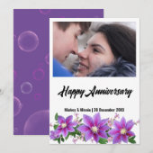 Jubileum Kaart (Voorkant / Achterkant)