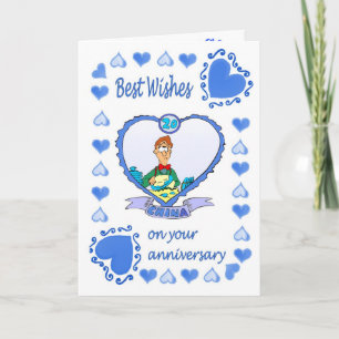 Jubileum kaart 20e China