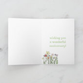 Jubileum kaart - aan een geweldig paar (Binnen)