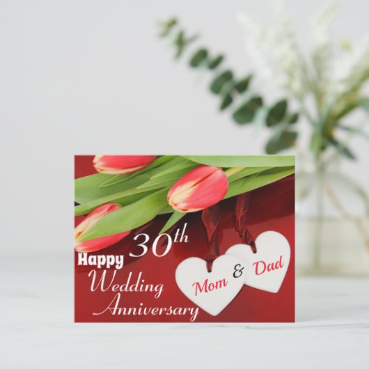 Jubileum-kaart Briefkaart (Staand voorkant)