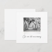 Jubileum-kaart Feestdagenkaart (Voorkant / Achterkant)