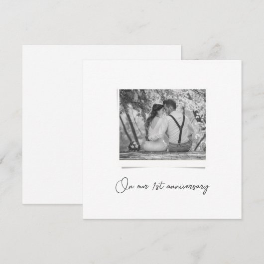 Jubileum-kaart Feestdagenkaart (Voorkant / Achterkant)