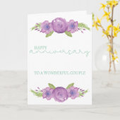 Jubileum-kaart - Geweldig paar Kaart (Gele Bloem)