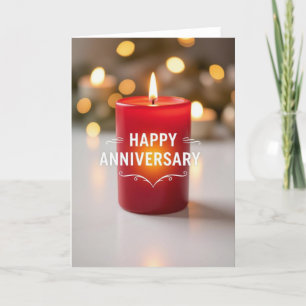 Jubileum Kaart, Happy Anniversary, bruiloft celeb Feestdagen Kaart
