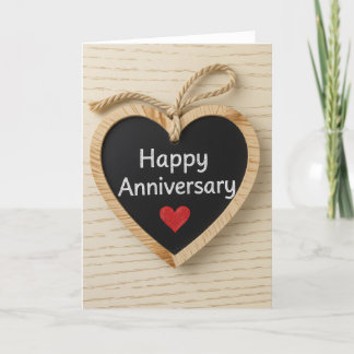 Jubileum Kaart, Happy Anniversary, bruiloft celeb Feestdagen Kaart