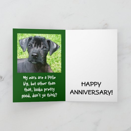 Jubileum-kaart Kaart (Binnen)