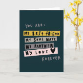 jubileum-Kaart Kaart (Gele Bloem)