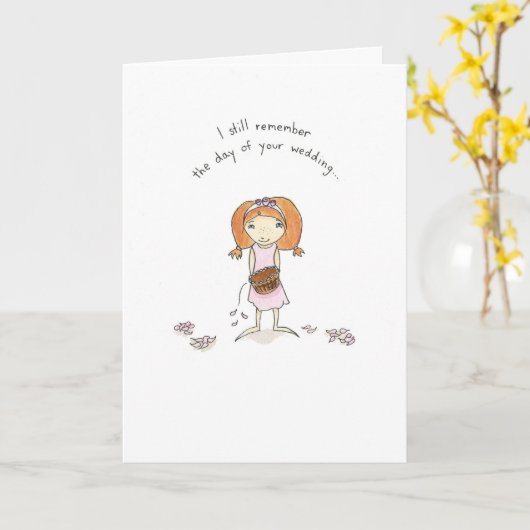 Jubileum-kaart Kaart (Gele Bloem)