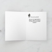 Jubileum kaart met kangoeroe (Binnen)