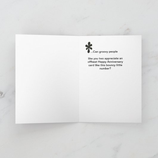 Jubileum kaart met kangoeroe (Binnen)