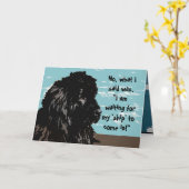 Jubileum Kaart ~ Newfoundland Humor (Gele Bloem)