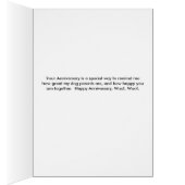 Jubileum Kaart van Pet Dog (Binnen (Rechts))