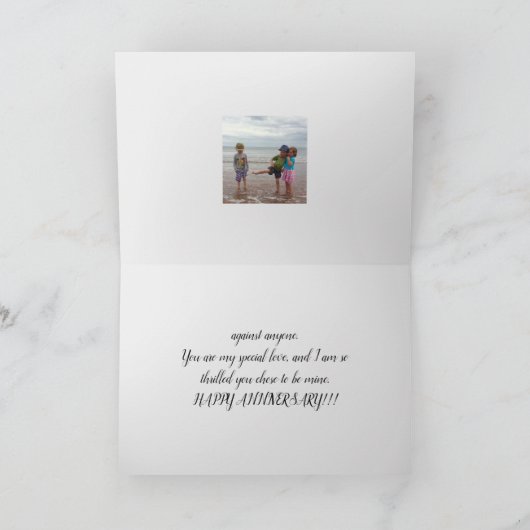 JUBILEUM KAART VERDEDIGEN (Binnen)