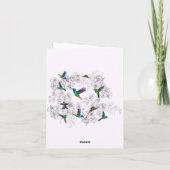 Jubileum Kaart Vliegende lentvogels op maat (Achterkant)