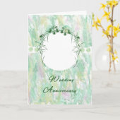 Jubileum Kaart voeg uw eigen Afbeelding toe (Gele Bloem)