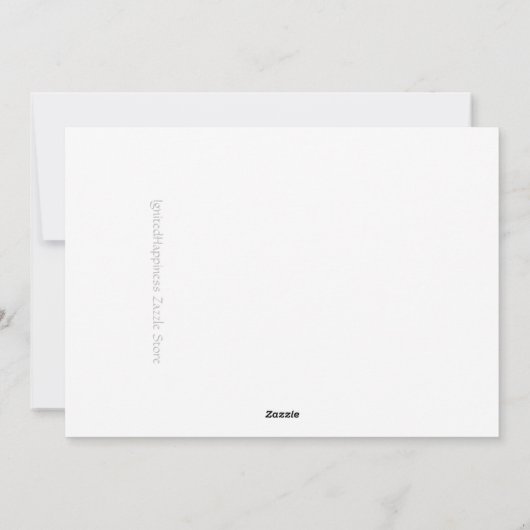 Jubileum kaart voor haar (Achterkant)