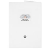 Jubileum-kaart voor kartonnen doos (Achterkant)