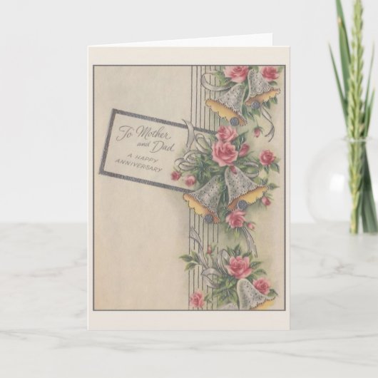 Jubileum Kaart voor moeder en vader (Voorkant)