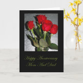 Jubileum Kaart voor papa en mama (Gele Bloem)