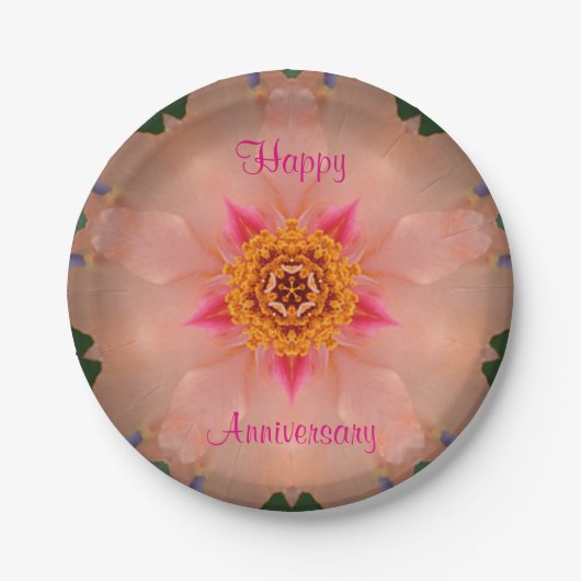 Jubileum Kaleidoscope Bord Floral Paper (Voorkant)