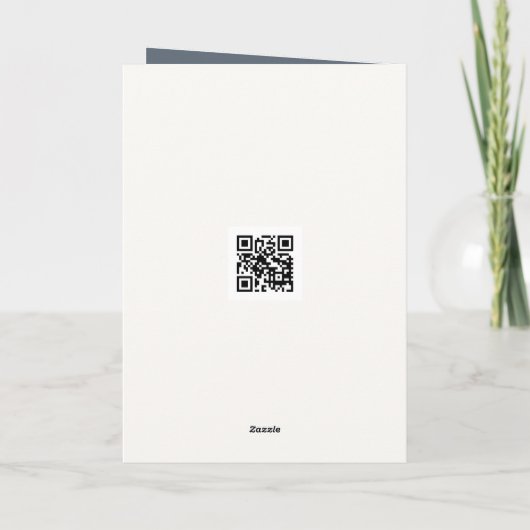 Jubileum kat en vogel kaart (Achterkant)