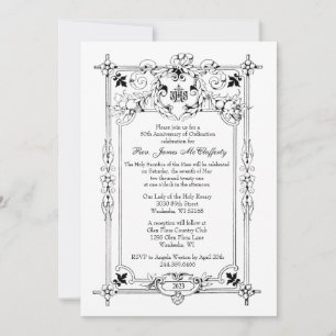 Jubileum katholieke priest deacon Ordination Kaart