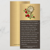 Jubileum katholieke priest Poem Ordination (Voorkant / Achterkant)