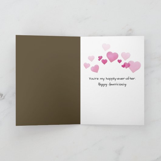 Jubileum Katten Knuffelen Kaart (Binnen)