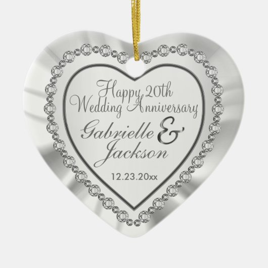 Jubileum keramische siervoorwerpen keramisch ornament (Voorkant)