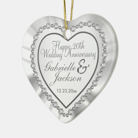 Jubileum keramische siervoorwerpen keramisch ornament (Links)