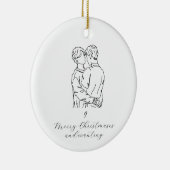 Jubileum kerstversiering (queer love) keramisch ornament (Rechts)