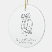 Jubileum kerstversiering (queer love) keramisch ornament (Links)