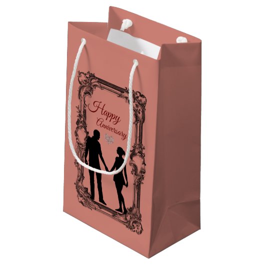 Jubileum Klein Cadeauzakje (Achterkant Gekanteld)