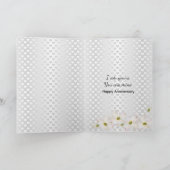 Jubileum klok zonder handen en harten kaart (Binnen)