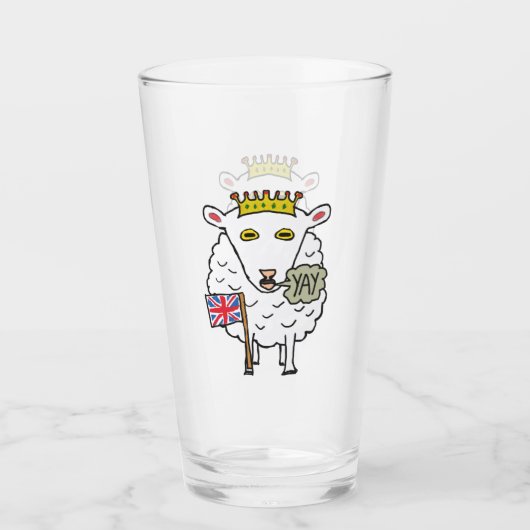 Jubileum Koninklijk Schaap Glas (Voorkant)