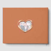 Jubileum koperen bruiloft foto harten 7 jaar gastenboek (Achterkant)