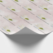 Jubileum kosmos op zwarte roze cadeaupapier (Hoek)