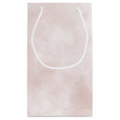 Jubileum kosmos stroomt in roze klein cadeauzakje (Achterkant)