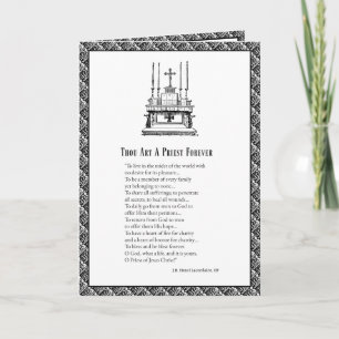 Jubileum Latijnse Massa katholieke priester Kaart