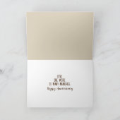 Jubileum Liefde Tekst In Zand Kaart (Binnen)